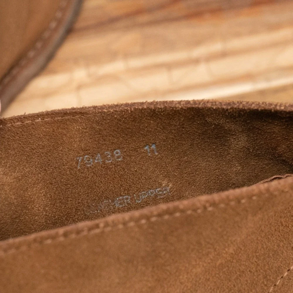 J.CREW MacAlister Desert Chukka Boots Sz 11 Men's Brown Suede Made in Italy